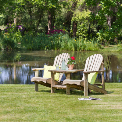 Zest4Leisure Wooden Lily Relax Double Seat Zest4Leisure Wooden Lily Relax Double Seat